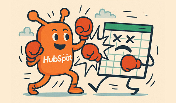 HubSpot vs Spreadsheets